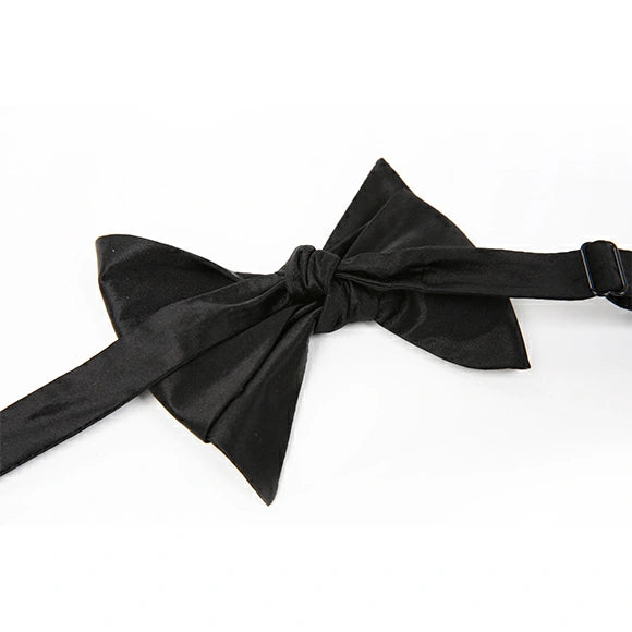 Black Self Tie Bow Tie