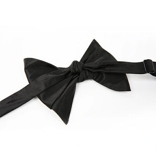 Black Self Tie Bow Tie