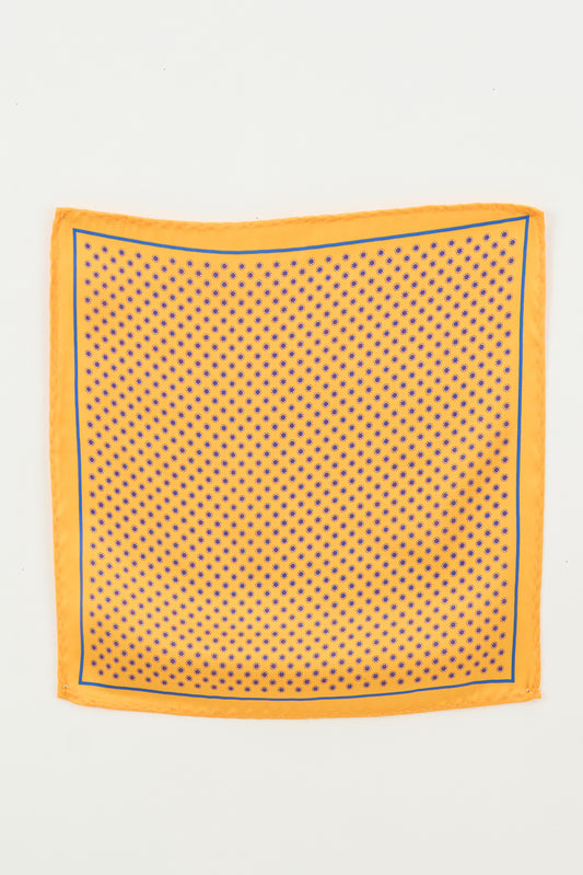 FRAMED POLKA DOT POCKET SQUARE