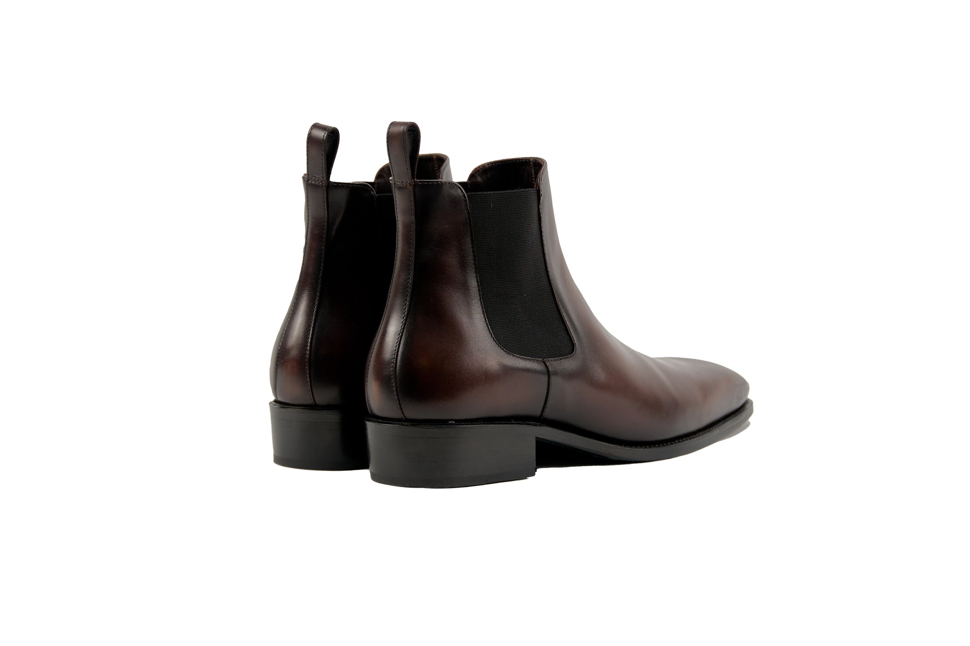 BURNISHED LEATHER ECHELON CHELSEA BOOT