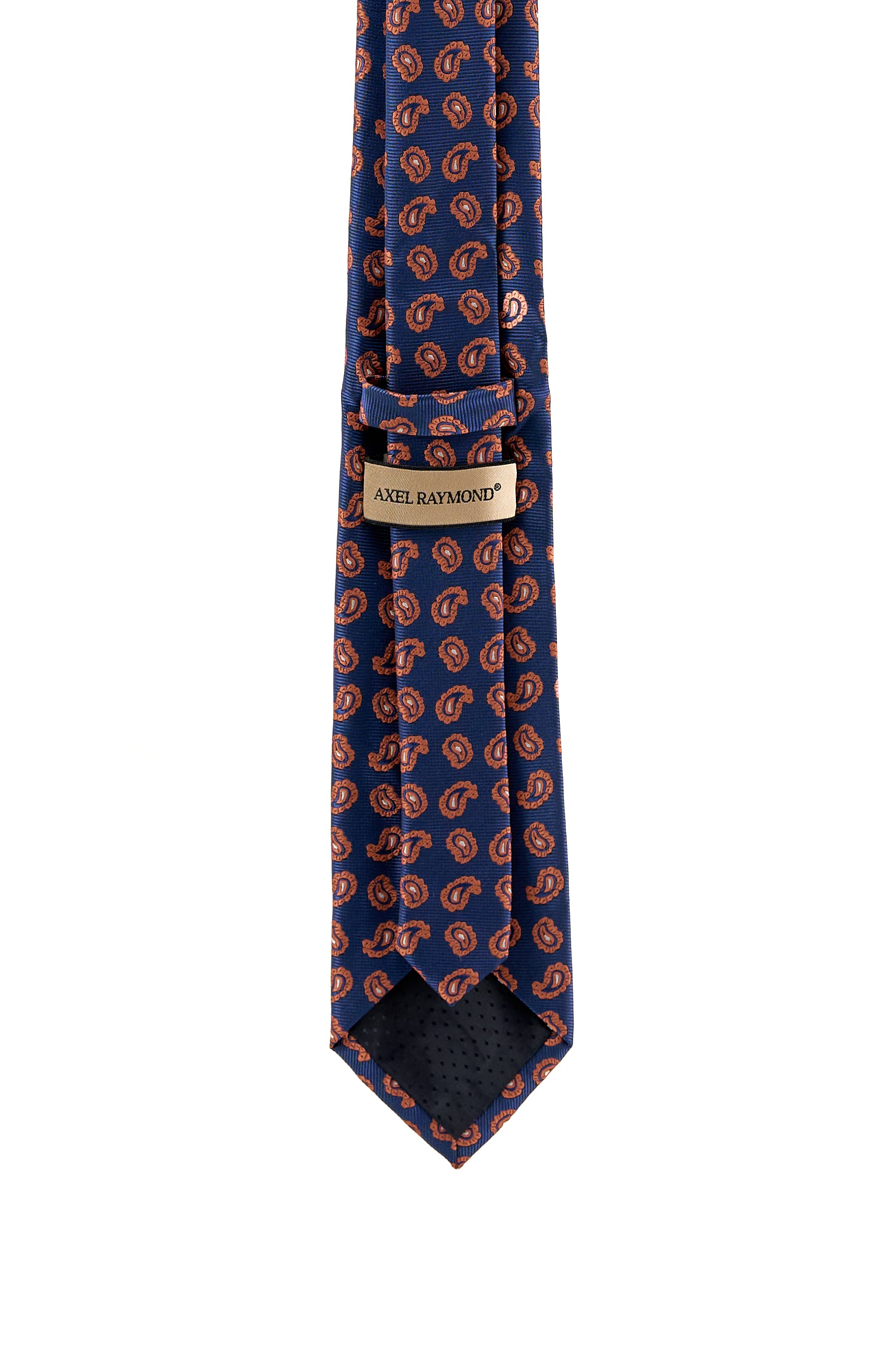 NAVY & RED PARSLEY TIE