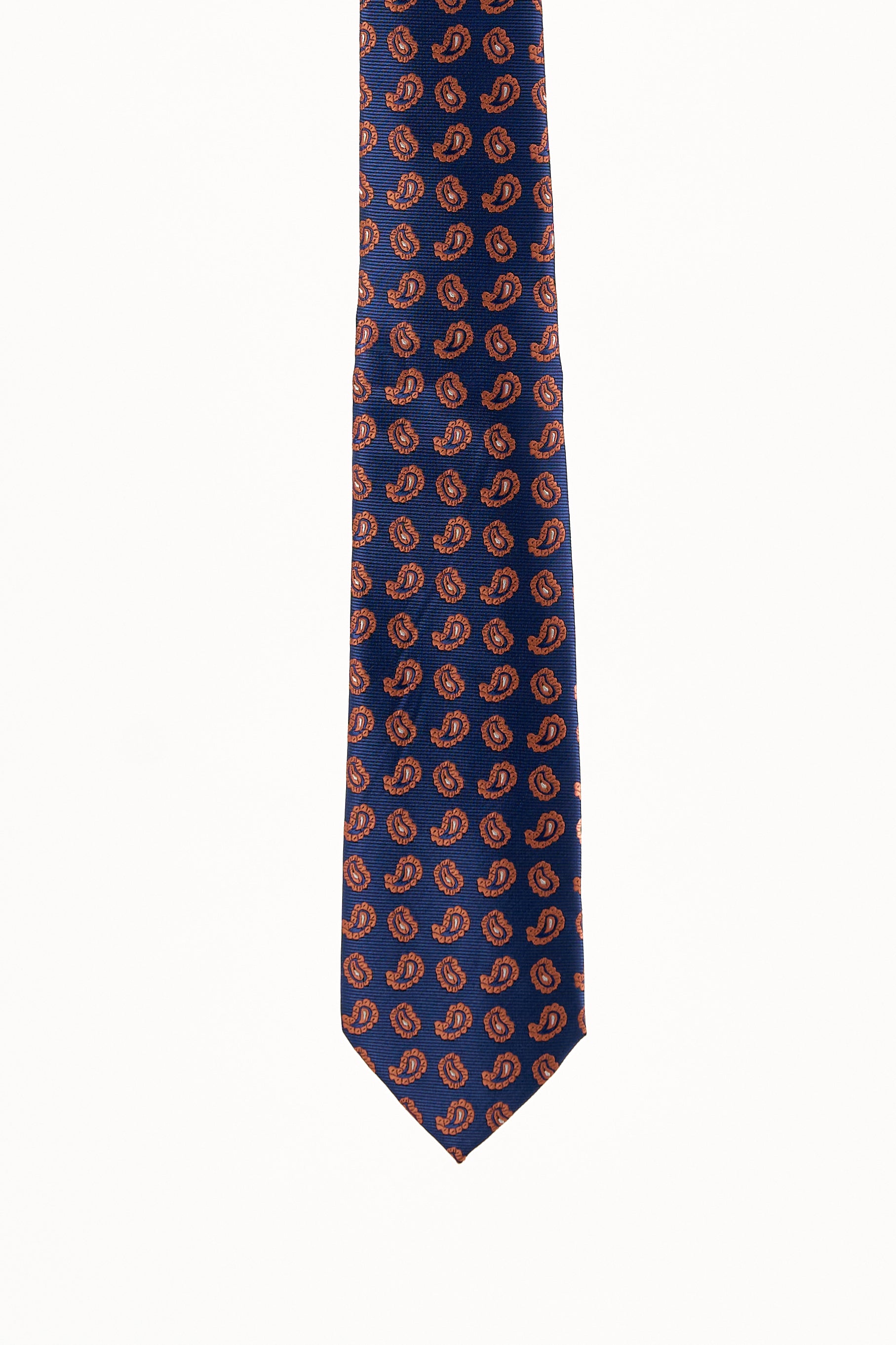 NAVY & RED PARSLEY TIE